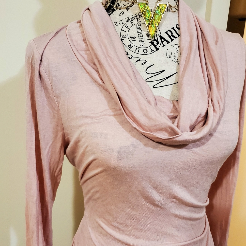Outback Red Large cowneck soft pink top